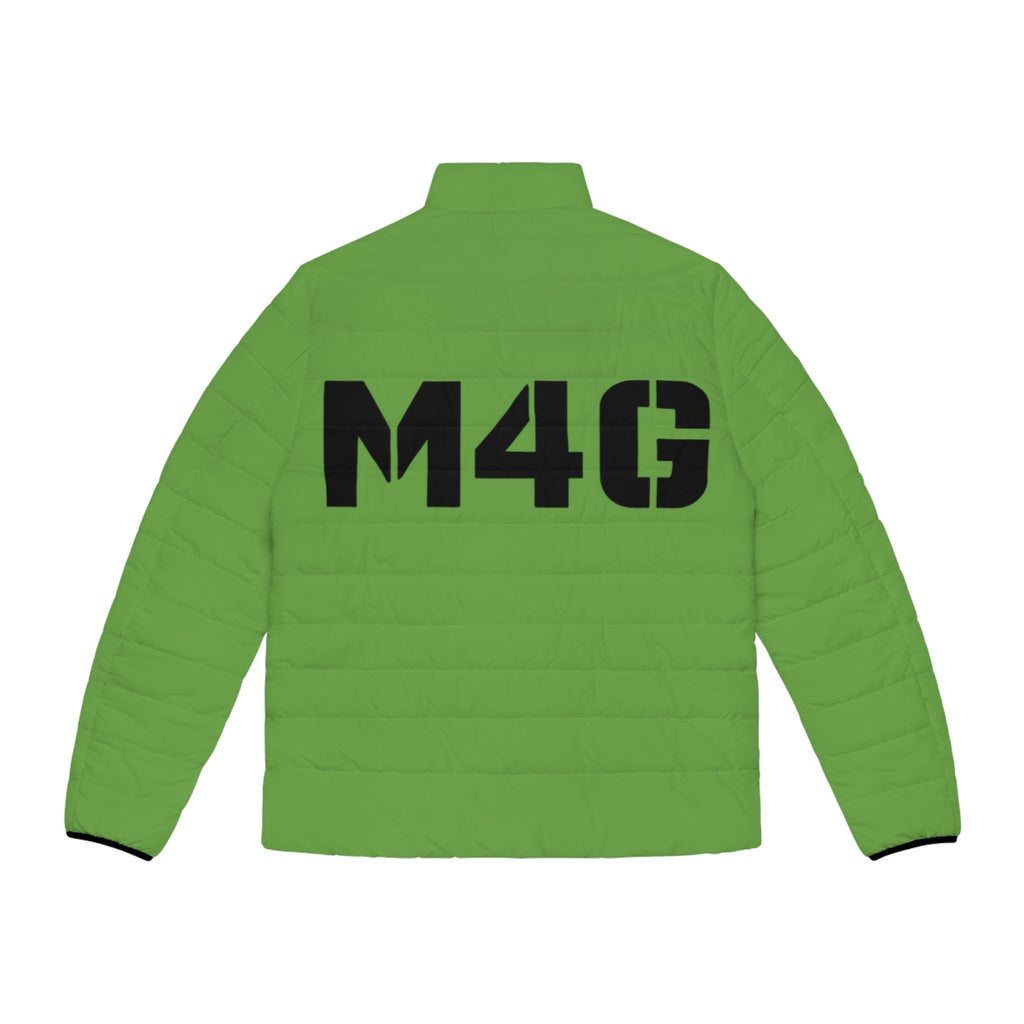 M4G Men's Green Puffer Jacket