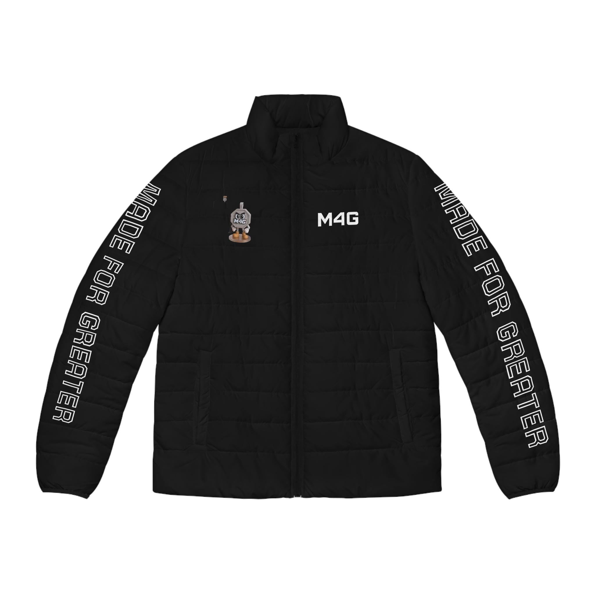 M4G Black Men's Puffer Jacket V2