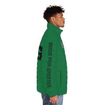 M4G Dark Green Men's Puffer Jacket
