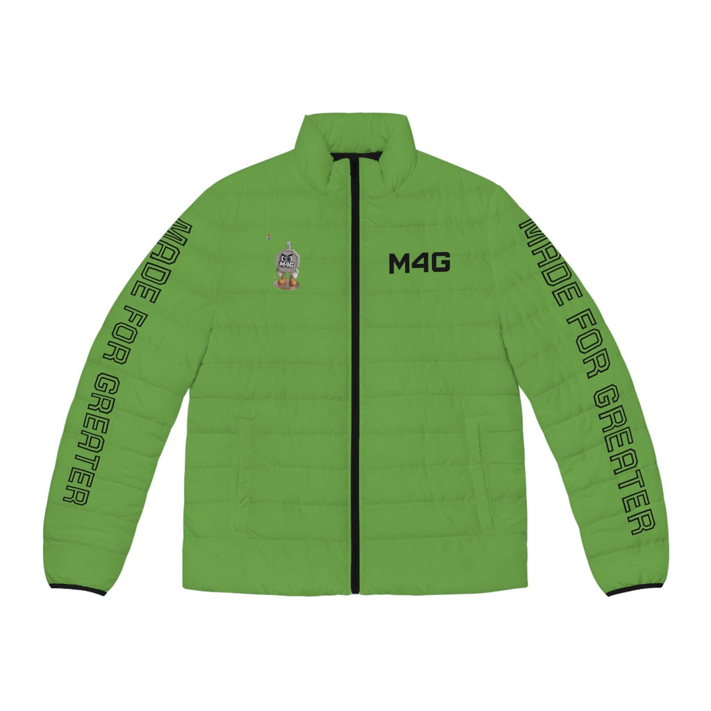 M4G Men's Green Puffer Jacket