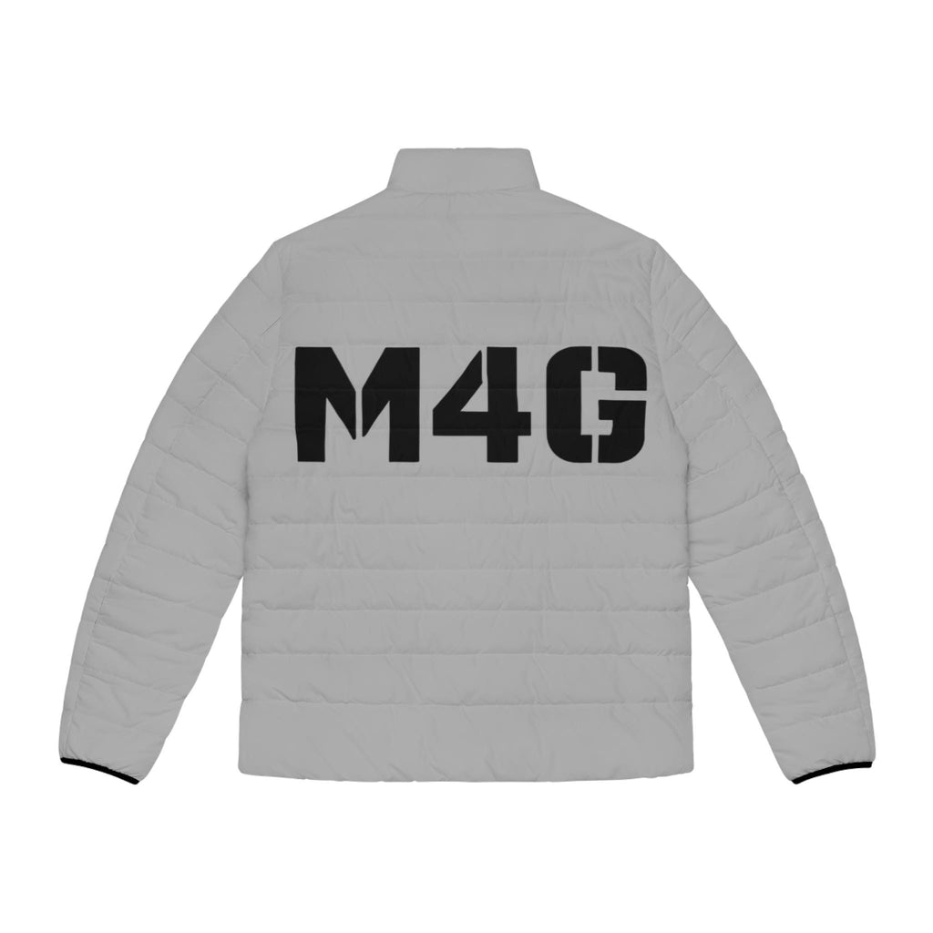 M4G Light Grey Men's Puffer Jacket