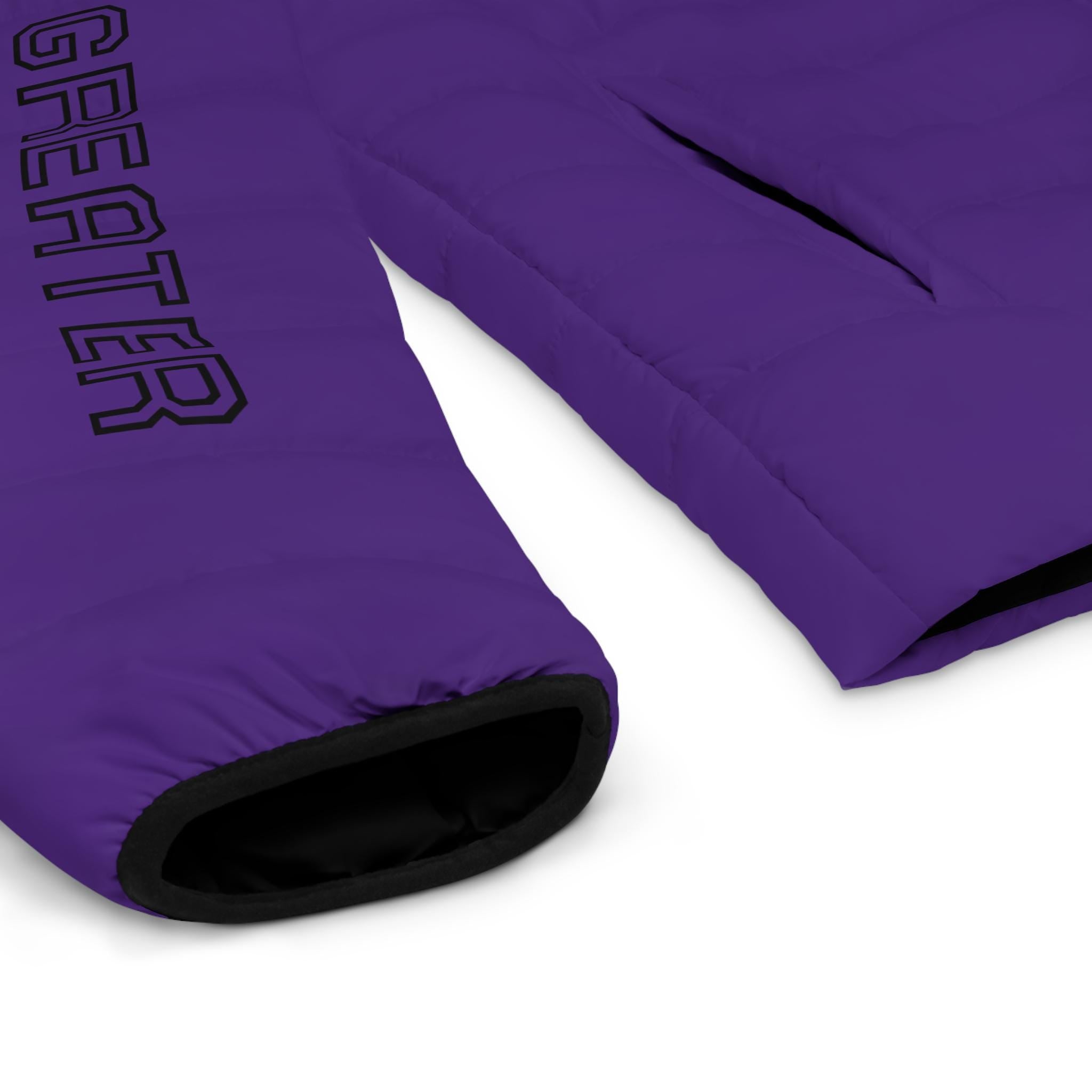 M4G Purple Men's Puffer Jacket