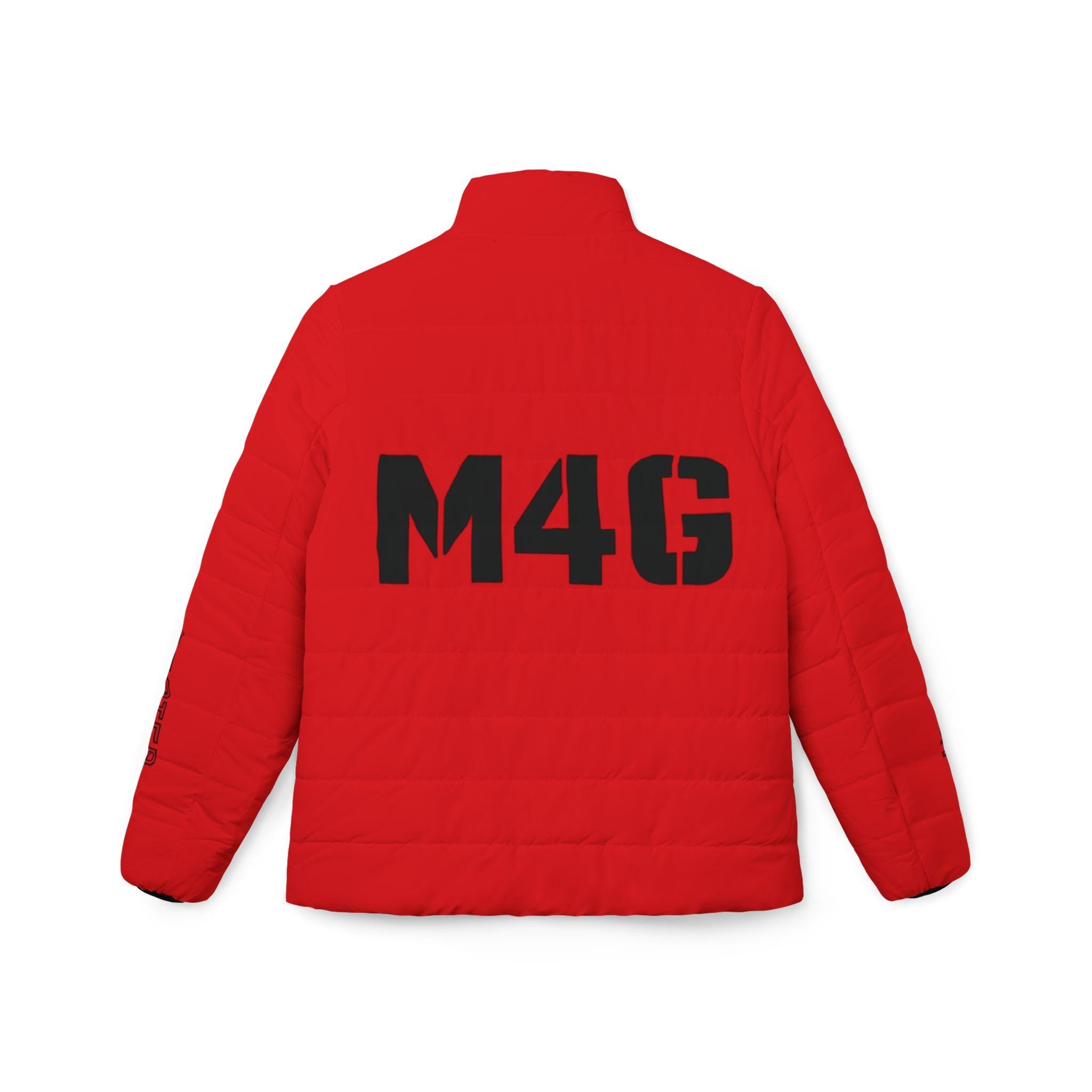 Dark Red Women M4G Original Edition Puffer Jacket