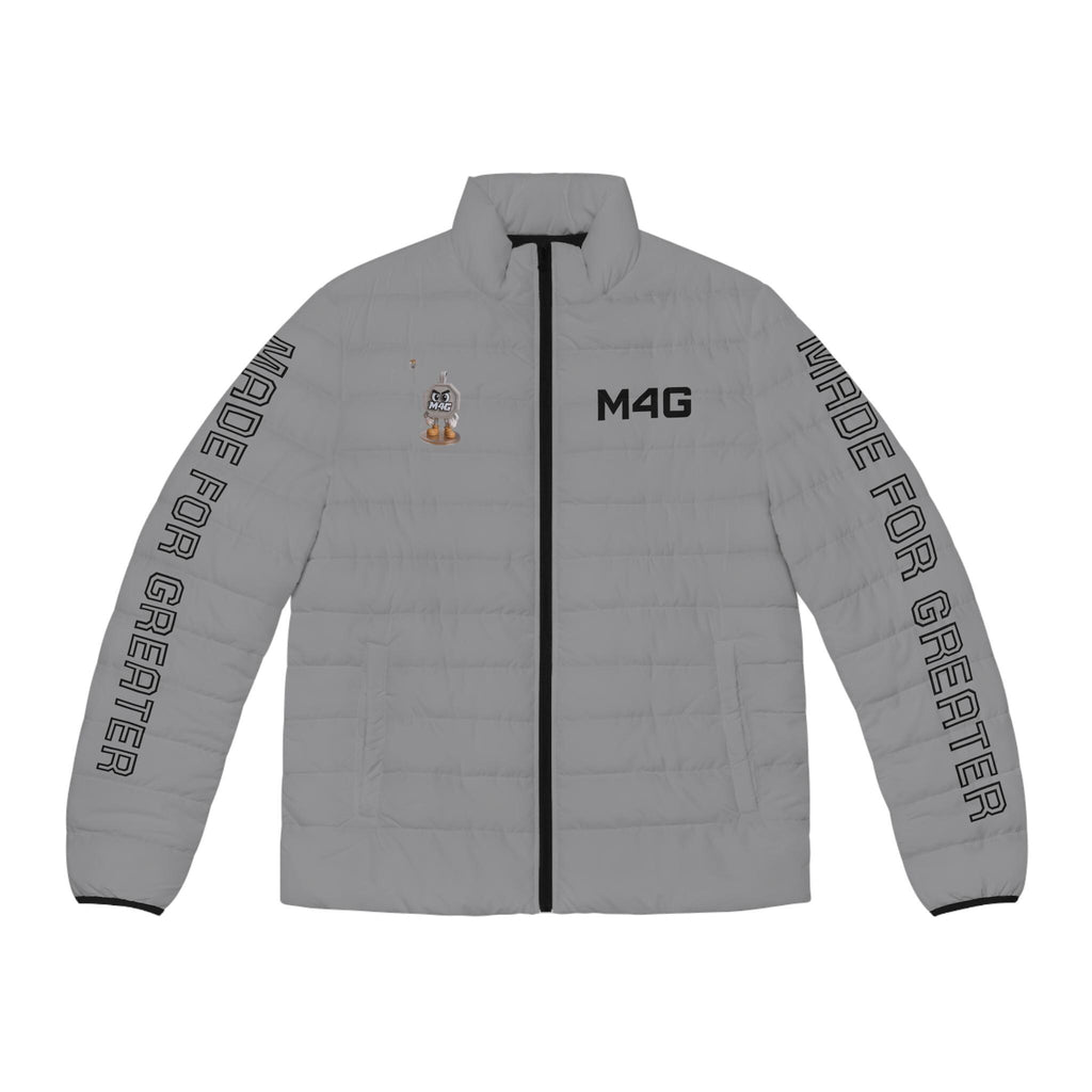M4G Grey Men's Puffer Jacket