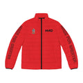 M4G Red Men's Puffer Jacket