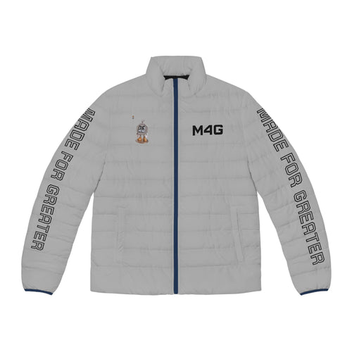 M4G Light Grey Men's Puffer Jacket