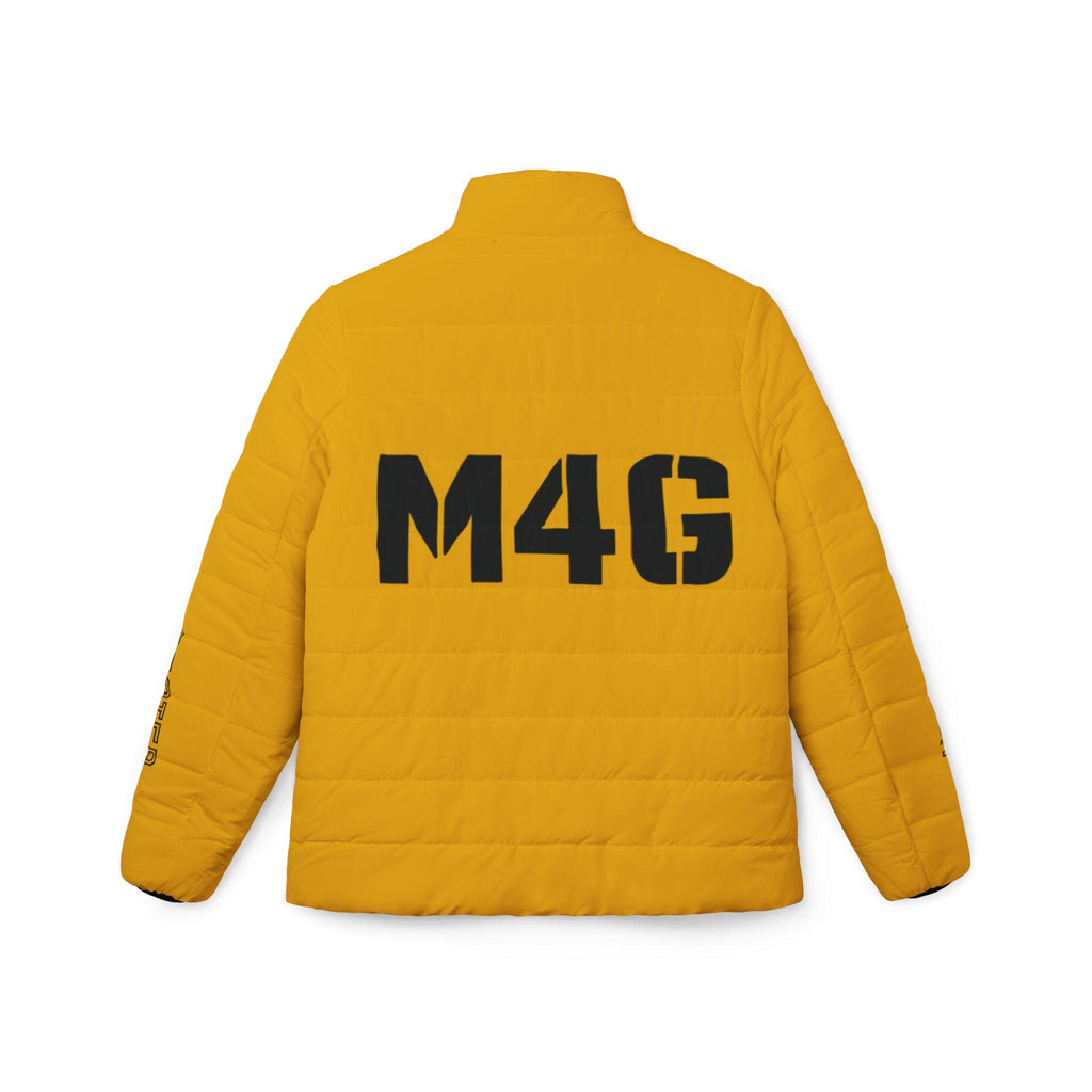 Yellow M4G Edition Women Puffer Jacket