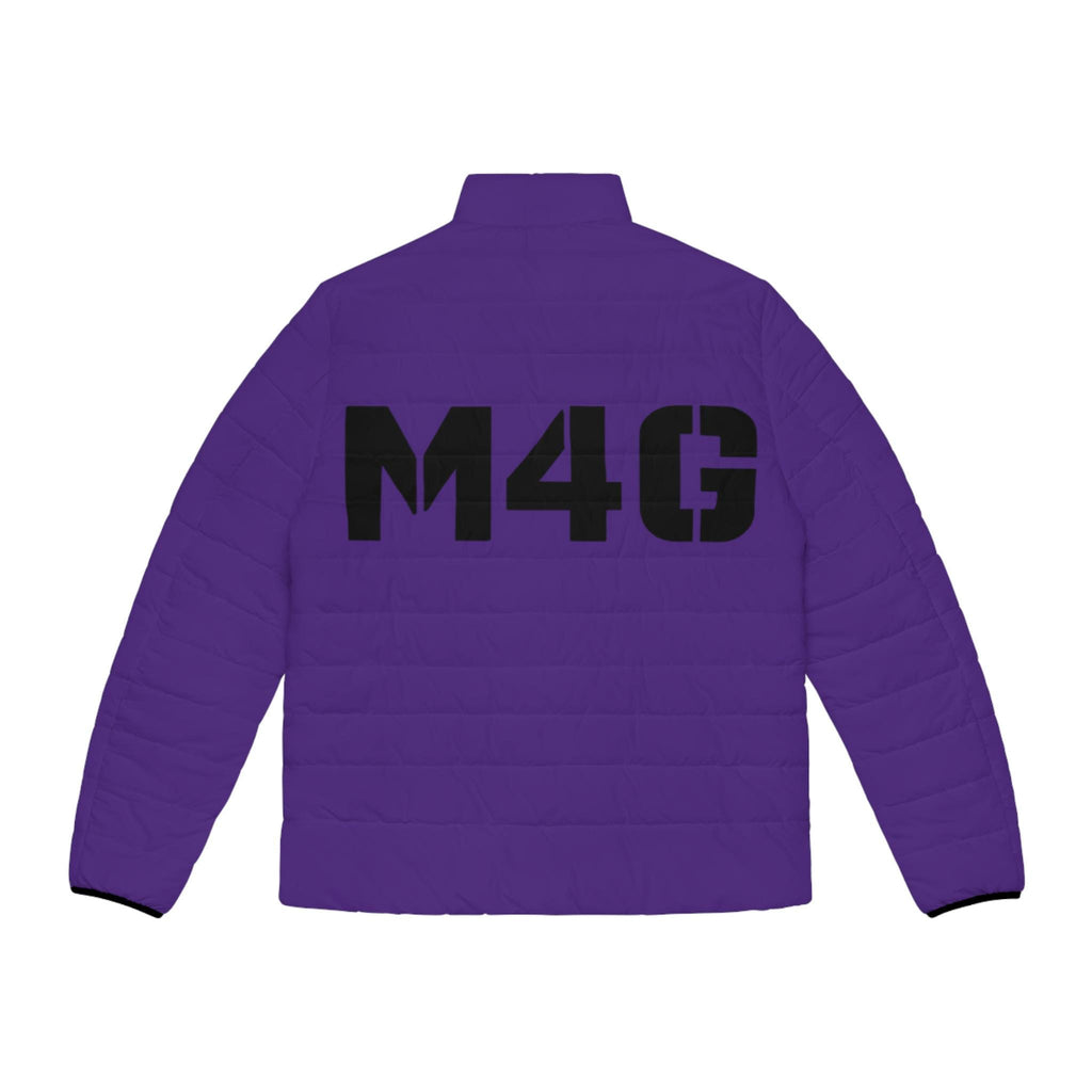 M4G Purple Men's Puffer Jacket
