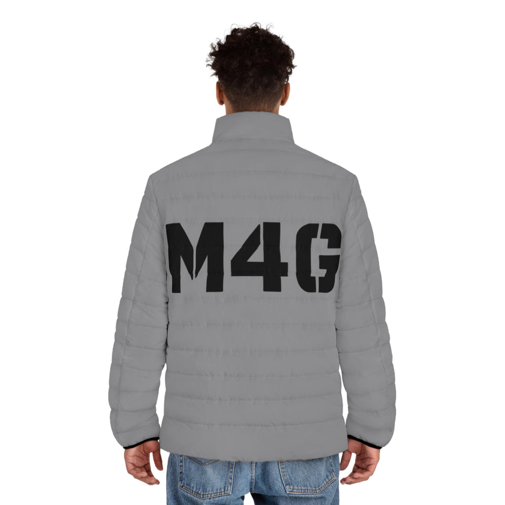 M4G Grey Men's Puffer Jacket