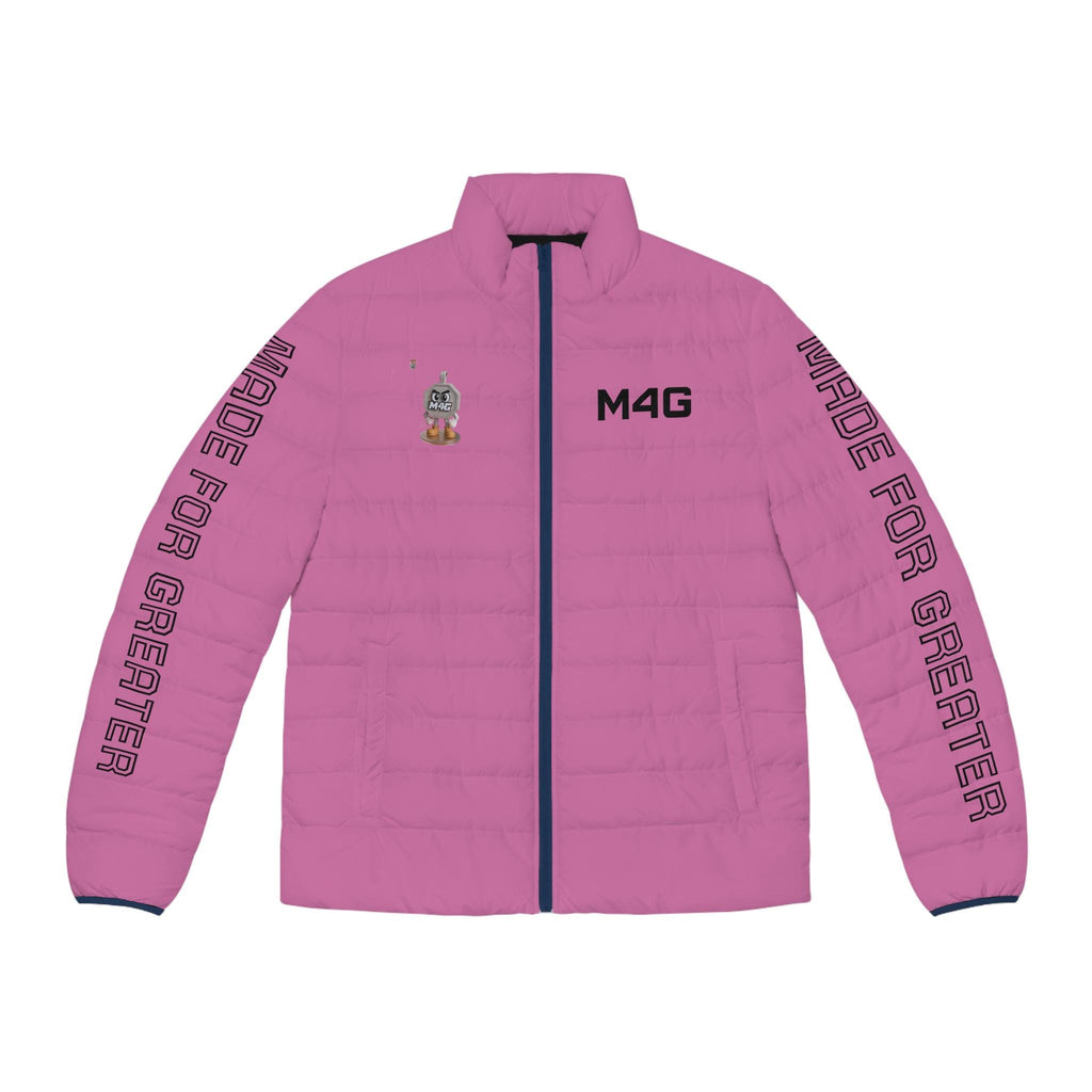 M4G Light pink Men's Puffer Jacket