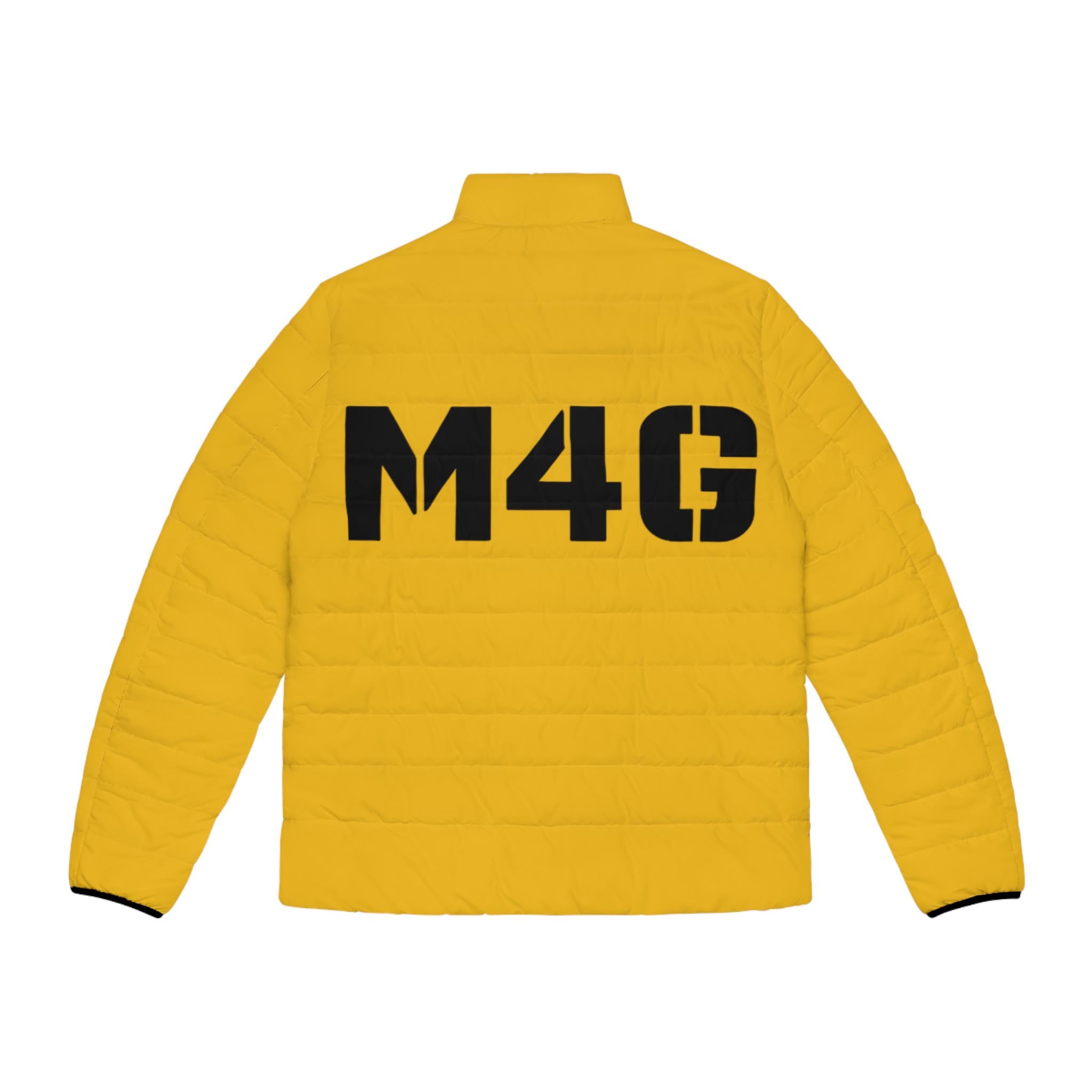 M4G Men's Yellow Puffer Jacket