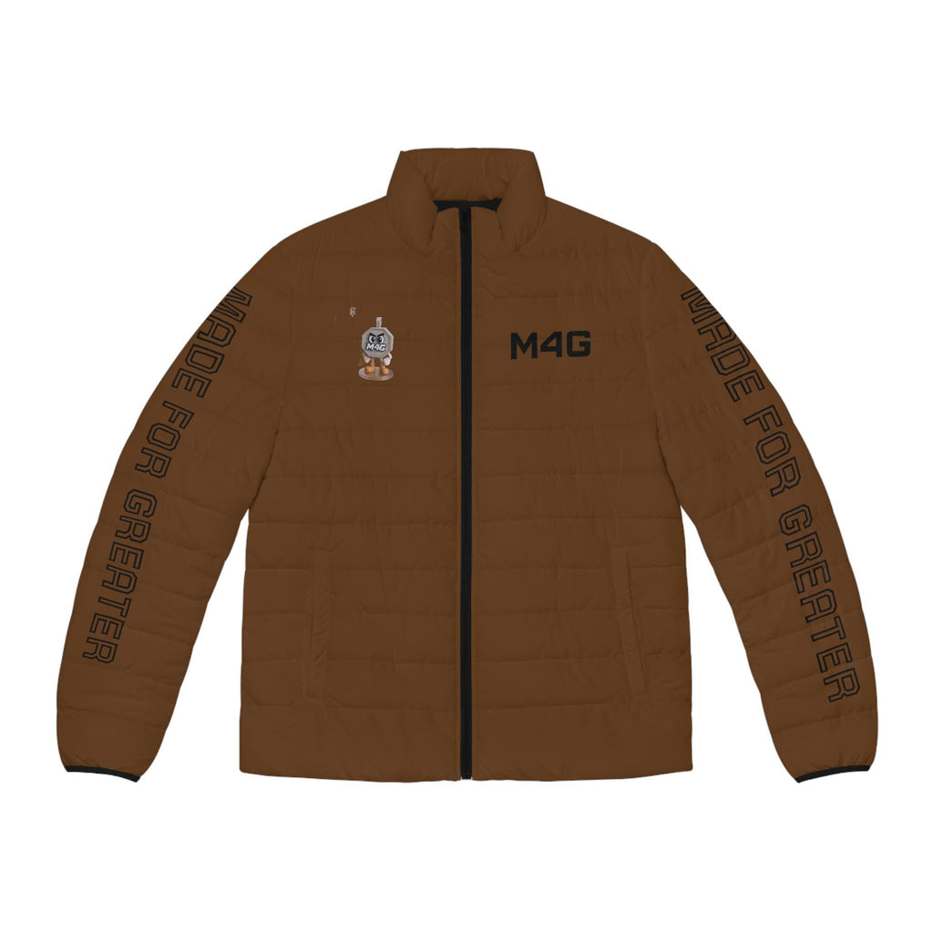 M4G Men's Brown Puffer Jacket