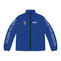 M4G Royal Blue White Men's Puffer Jacket