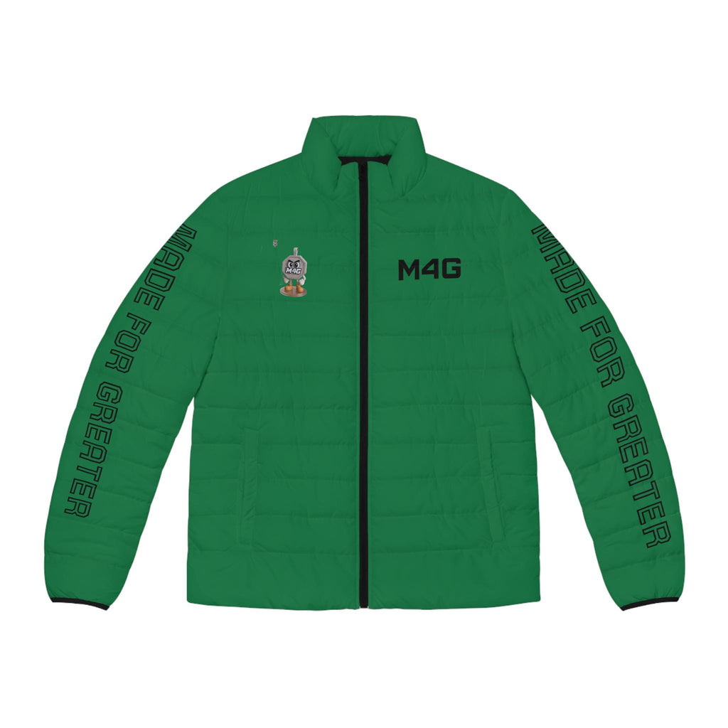M4G Dark Green Men's Puffer Jacket