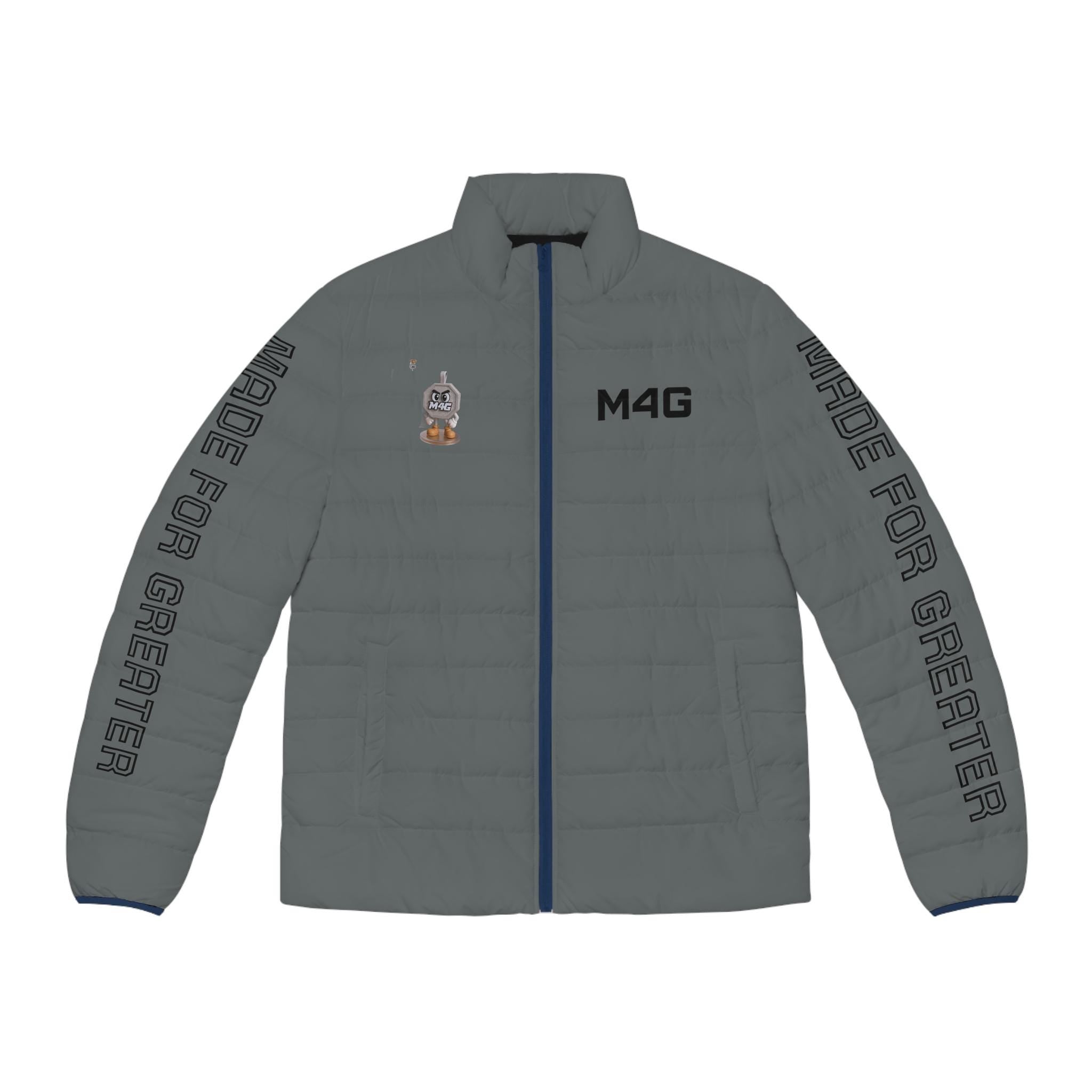 M4G Dark Grey Men's Puffer Jacket