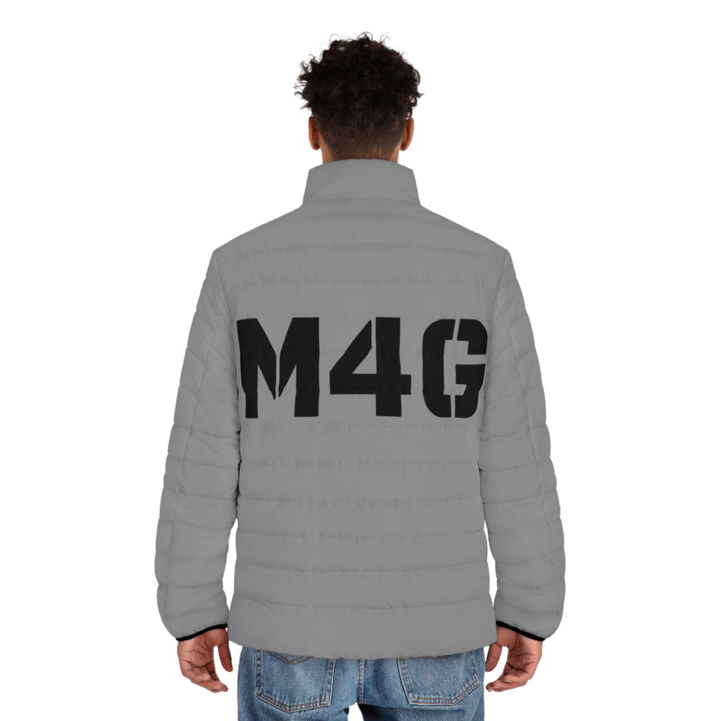 M4G Grey Men's Puffer Jacket