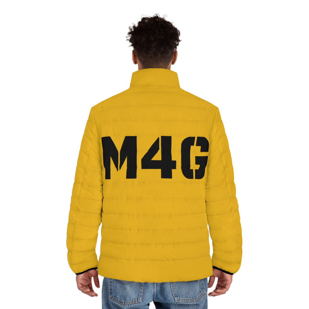 M4G Men's Yellow Puffer Jacket