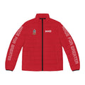 M4G Crimson Red Puffer Jacket