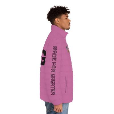 M4G Light pink Men's Puffer Jacket