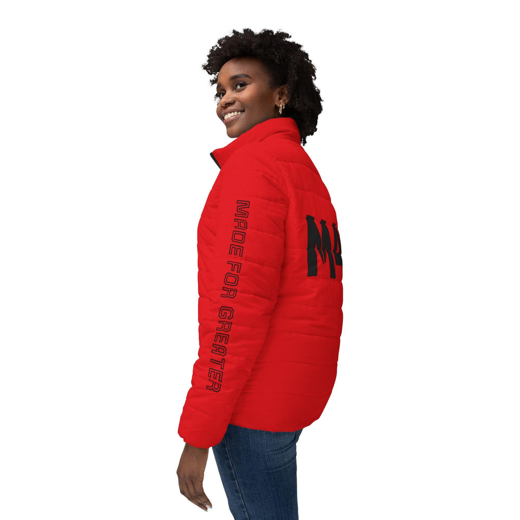 Dark Red Women M4G Original Edition Puffer Jacket