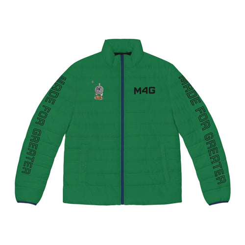 M4G Dark Green Men's Puffer Jacket