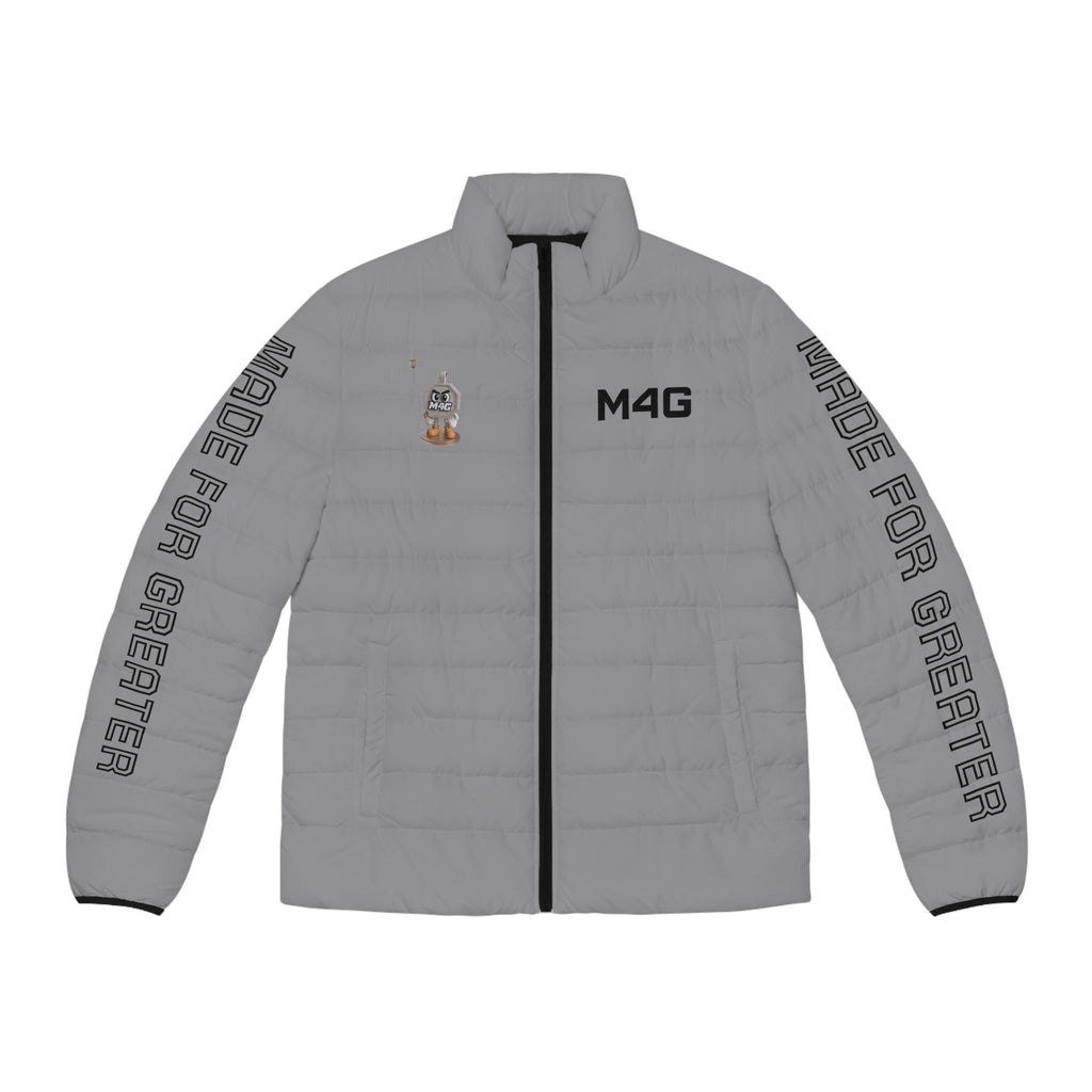M4G Grey Men's Puffer Jacket