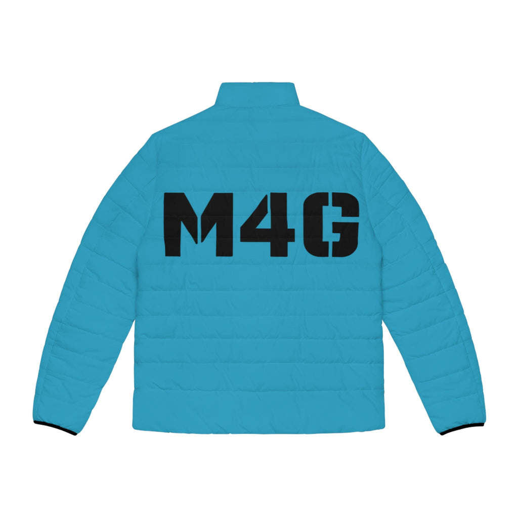 M4G Turquoise Men's Puffer Jacket