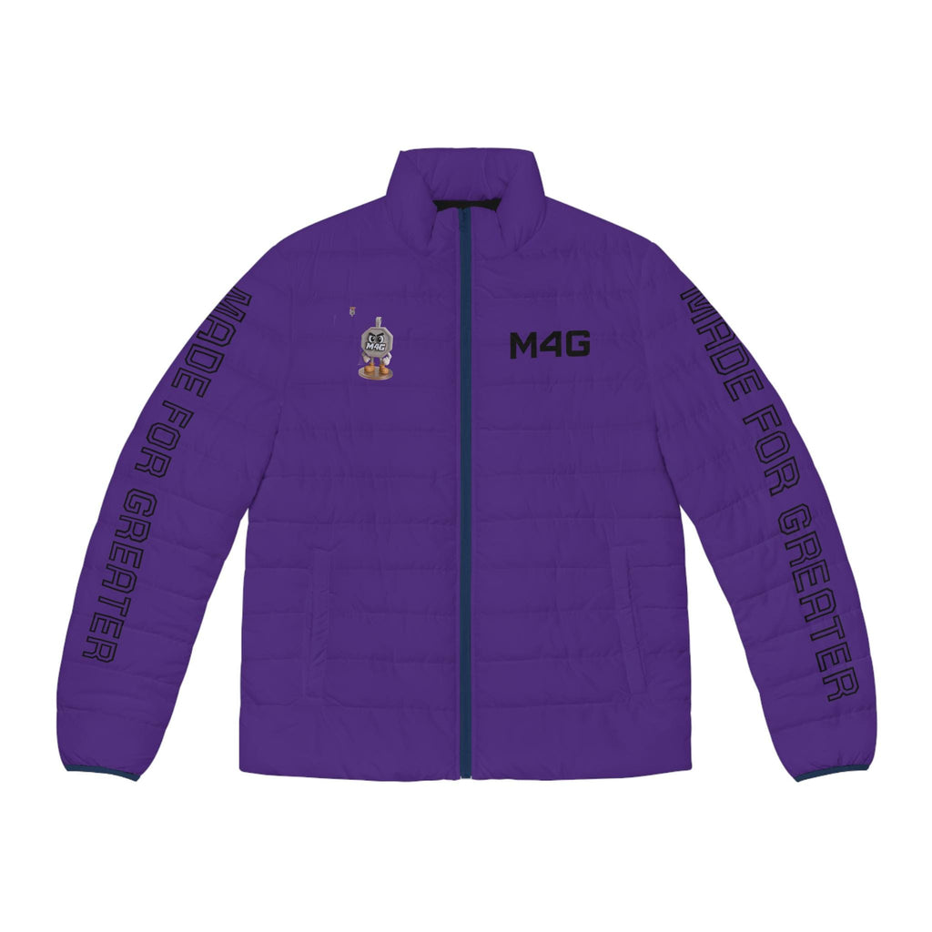 M4G Purple Men's Puffer Jacket