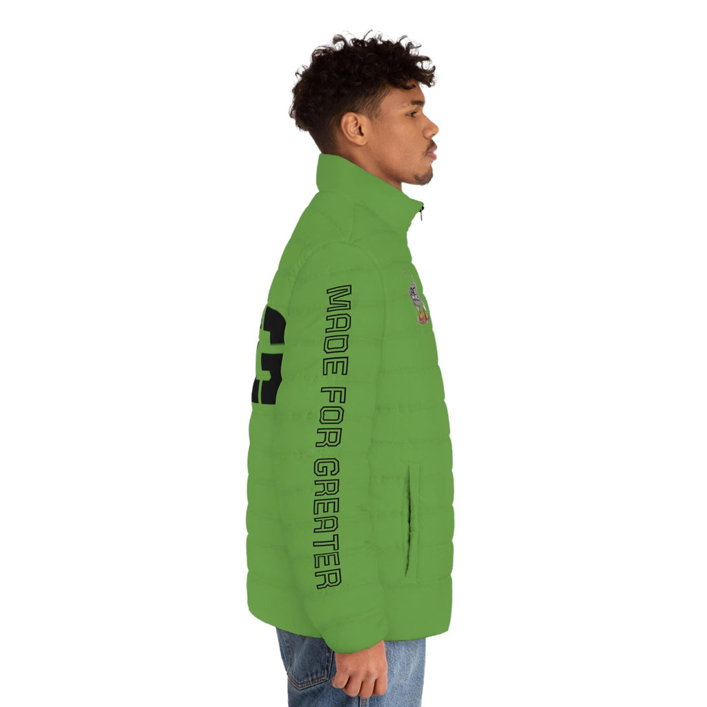 M4G Men's Green Puffer Jacket