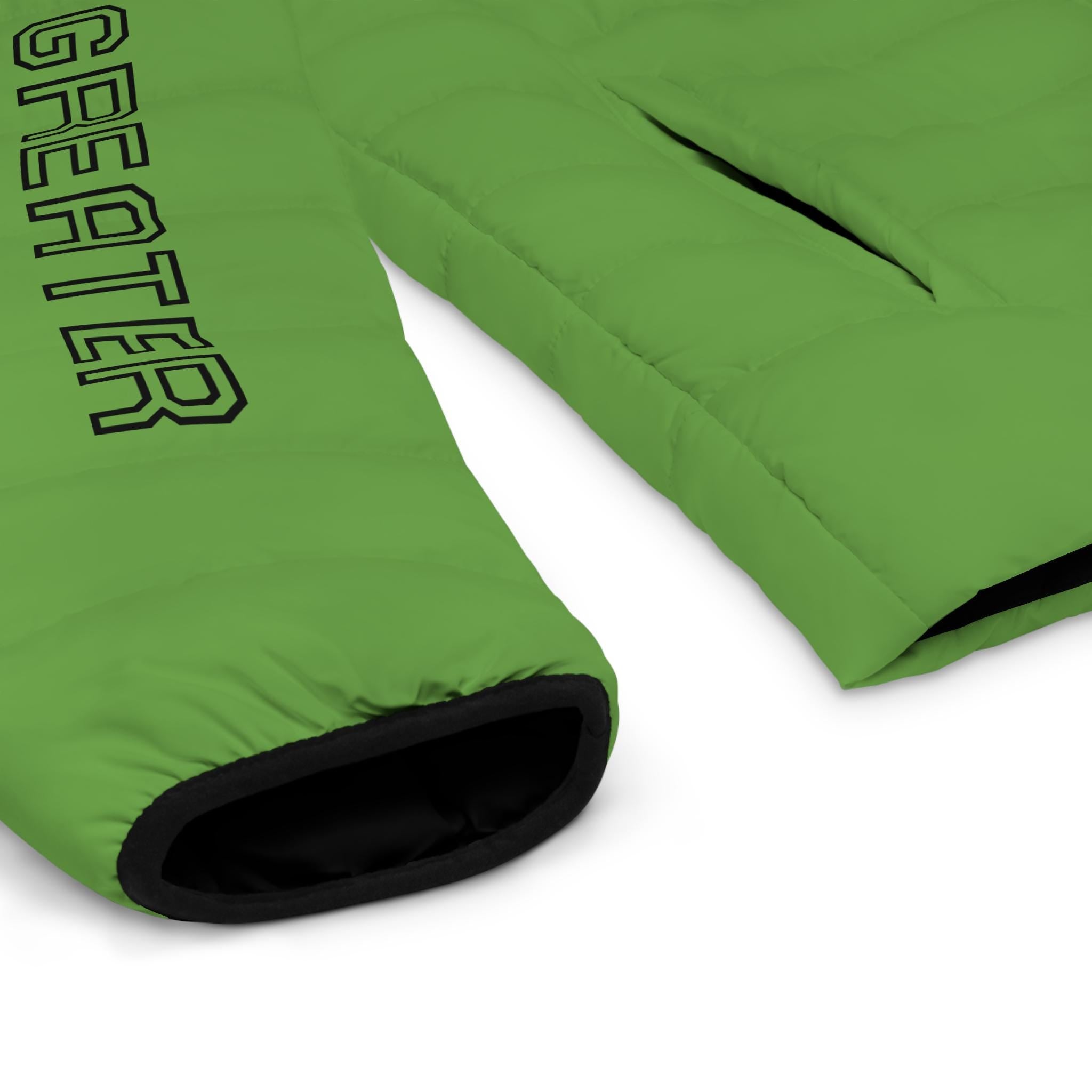 M4G Men's Green Puffer Jacket