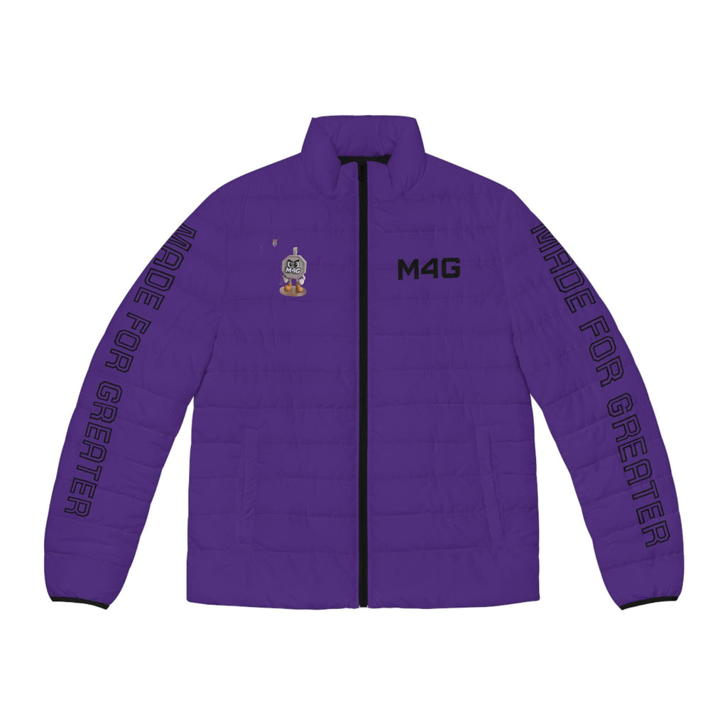M4G Purple Men's Puffer Jacket