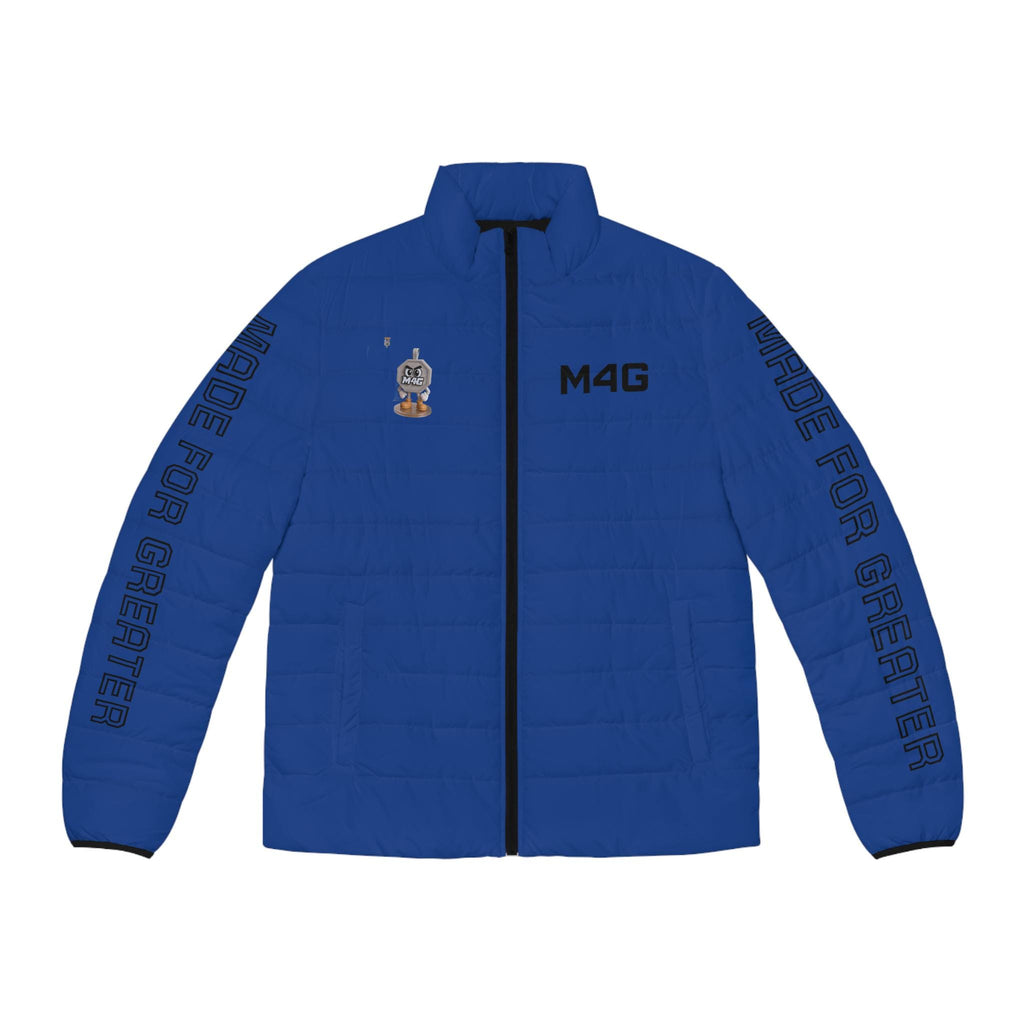 M4G Royal Blue Men's Puffer Jacket