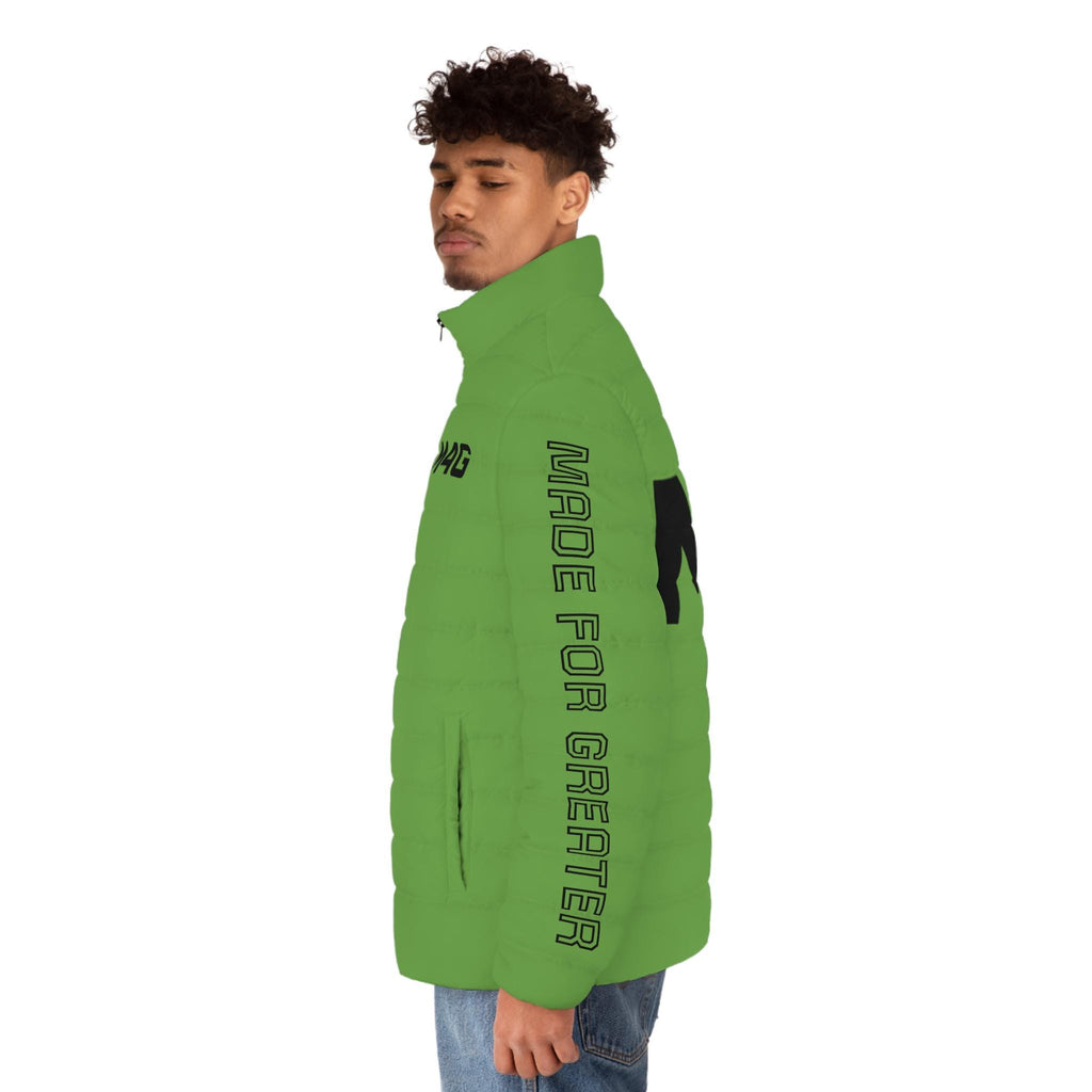 M4G Men's Green Puffer Jacket